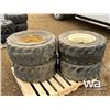 Image 3 : (4) 12-16.5 TIRES AND RIMS
