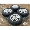 Image 2 : (4) HAIDA  205/60R16 TIRES ON VW RIMS