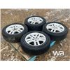 Image 3 : (4) HAIDA  205/60R16 TIRES ON VW RIMS