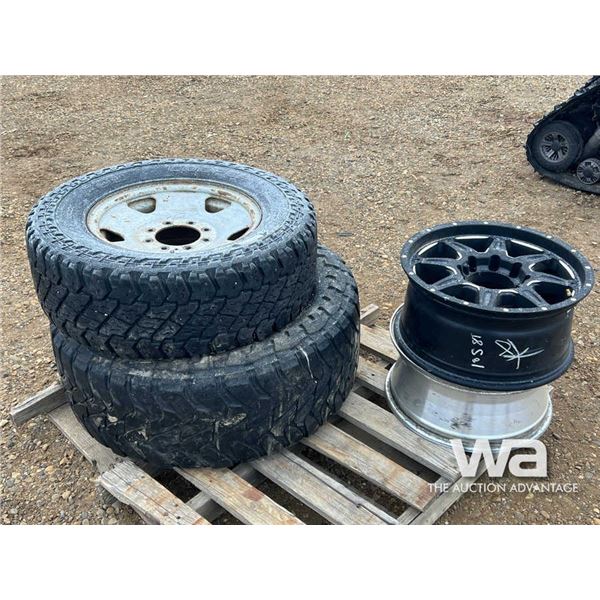LT265/70R17 TIRE & 37X13.50R20 TIRE & RIMS
