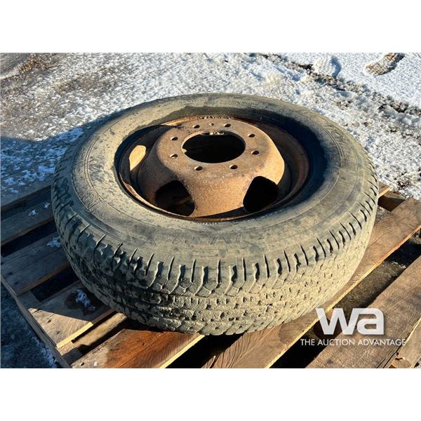MICHELIN 235/80R17 TIRE & RIM