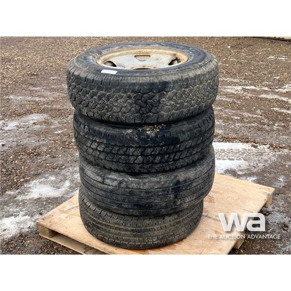 (4) ASSORTED 17 IN. TIRES & RIMS