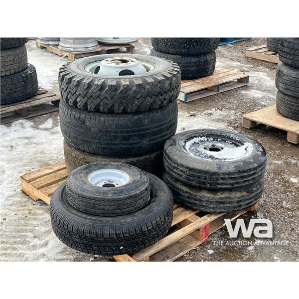 (7). ASSORTED TIRES & RIMS