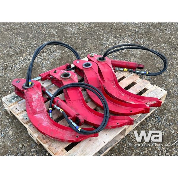 (4) UNUSED 623C PROCESSOR GRAB ARMS