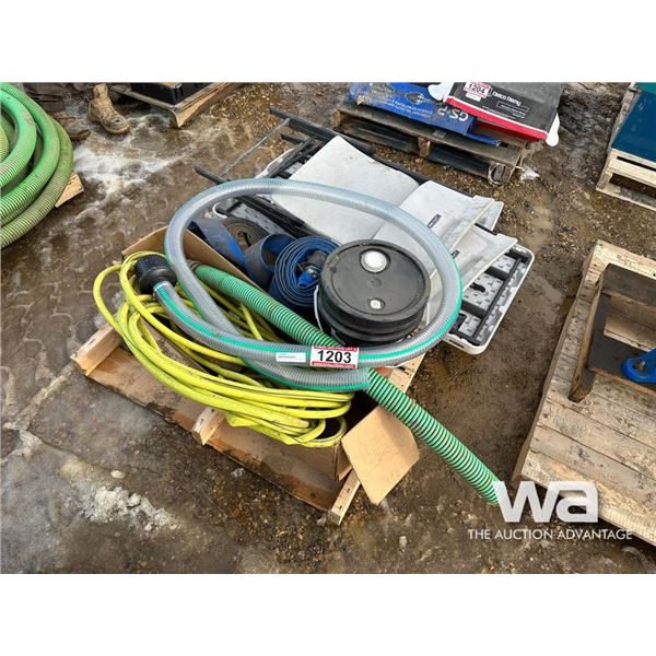 FOLDING CHAIRS, GARDEN HOSE, LAY FLAT HOSE
