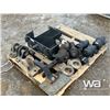 Image 1 : (3) TRACK ROLLERS, TOW PIN, STEEL BRACKETS