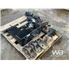 Image 2 : (3) TRACK ROLLERS, TOW PIN, STEEL BRACKETS