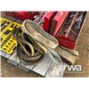 Image 9 : (3) RED TOOL BOXES, SOCKET SET, SLINGS