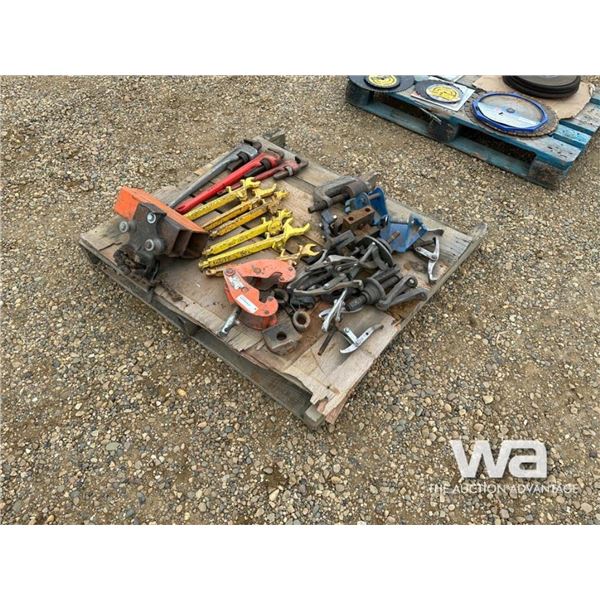 PIPE VISE, PIPE WRENCHES, GEAR P[ULLERS