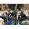 Image 5 : SKIS, (2) BAGS OF RIGHT HAND GOLF CLUBS, AIR PUMP