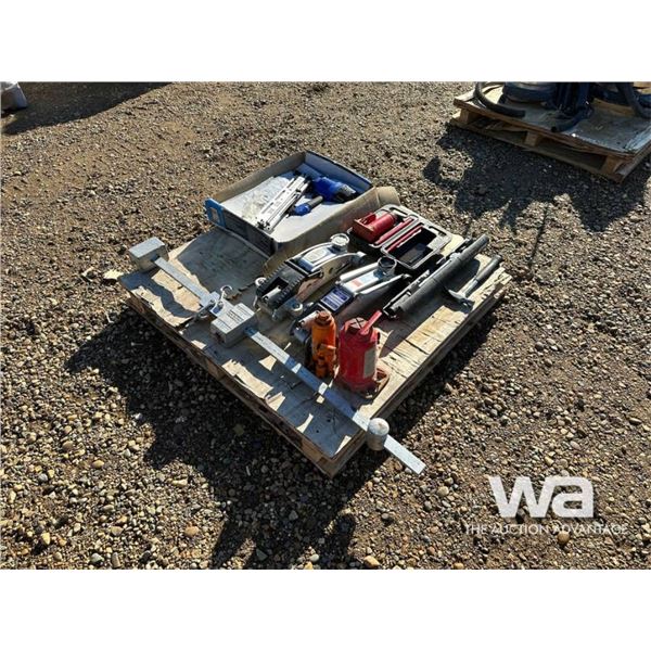 3 1/2 AIR FRAMING NAILER, (2) HYD. TROLLY JACK