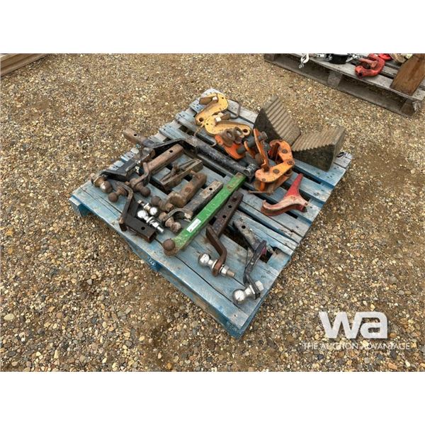 RECIEVER HITCHES, TIRE BLOCKS