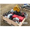 Image 1 : DEWALT CUTOFF SAW, OILS, RED TOOL BOX