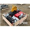 Image 2 : DEWALT CUTOFF SAW, OILS, RED TOOL BOX