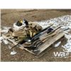 Image 1 : SHOVELS, BARS, STRAPS, SAW BLADE