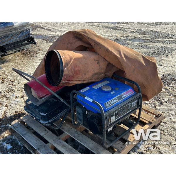 YAMAHA 2600 GENERATOR, REDDY HEATER