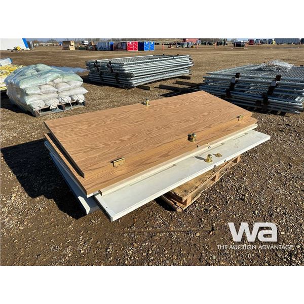 (5) USED DOORS