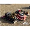 Image 1 : (2) PALLETS, TRUCK CRANE, (2) FLOOR JACKS