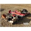 Image 3 : (2) PALLETS, TRUCK CRANE, (2) FLOOR JACKS