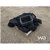 Image 3 : (3) BLACK RUBBER MADE BINS, BLACK CLOTH WRAP