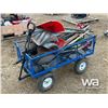 Image 4 : BLUE GARDEN CART, SHOVELS & HAND TOOLS