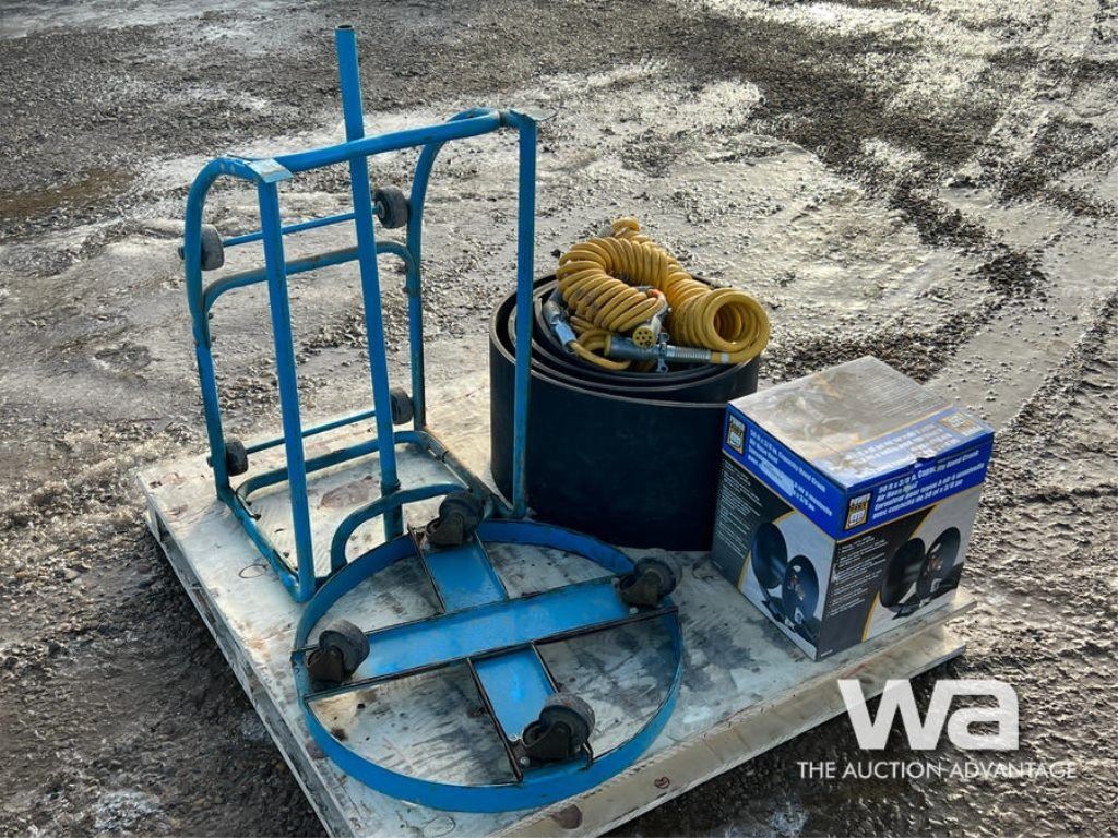 HOSE REEL, BARREL DOLLY, ELECTRIC PLUGS - Weaver Bros. Auctions Ltd.