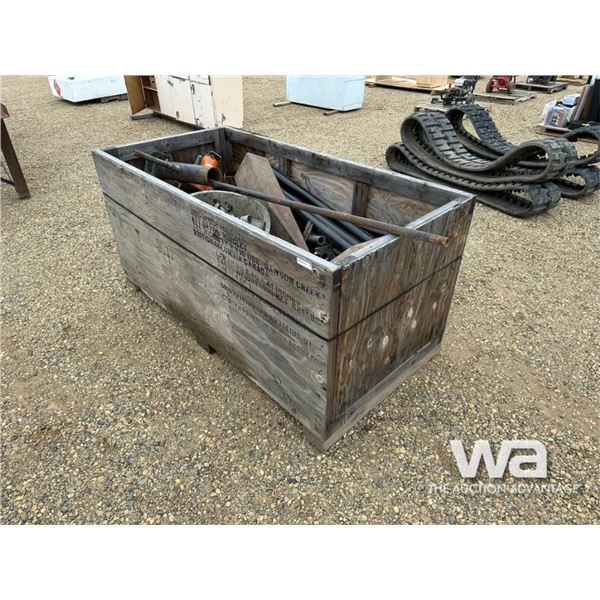 TOOL BOX, HAND POST POUNDER, JACK STANDS