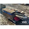 Image 3 : SHOVELS, PLASTIC PIPE, WOOD BOX