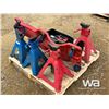 Image 3 : (2) SETS HD FLOOR JACK STANDS, CORDLESS GREASE GUN