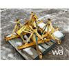 Image 2 : (5) YELLOW STEEL JACK STANDS