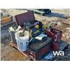 Image 2 : RED TOOL BOX, (20) PAILS OF TOOLS