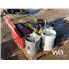 Image 3 : RED TOOL BOX, (20) PAILS OF TOOLS