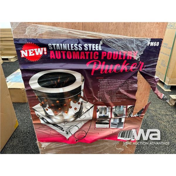 STAINLESS STEEL AUTOMATIC CHICKEN PLUCKER