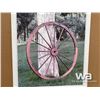 Image 2 : (5) 42 IN. WAGON WHEELS