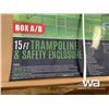 Image 2 : 15 FT. TRAMPOLINE & SAFETY ENCLOSURE