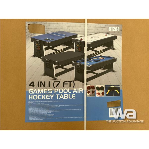 7 FT. 4-IN-1 GAMES TABLE