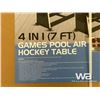 Image 2 : 7 FT. 4-IN-1 GAMES TABLE