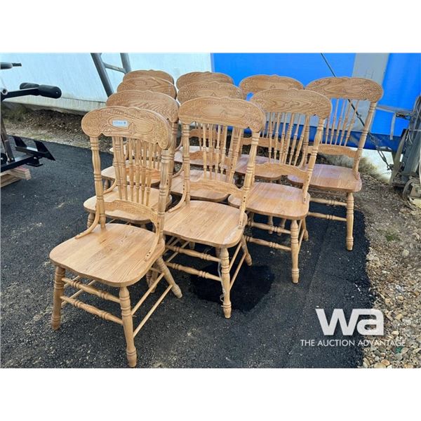 (10) DINING ROOM CHAIRS