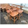 Image 2 : (4) SWIVEL COUNTER STOOLS