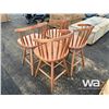 Image 4 : (4) SWIVEL COUNTER STOOLS