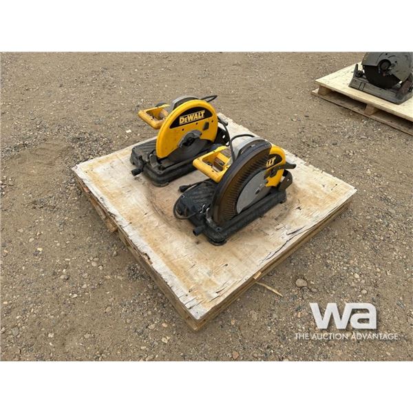 (2) DEWALT 14 IN. MULTICUTTERS