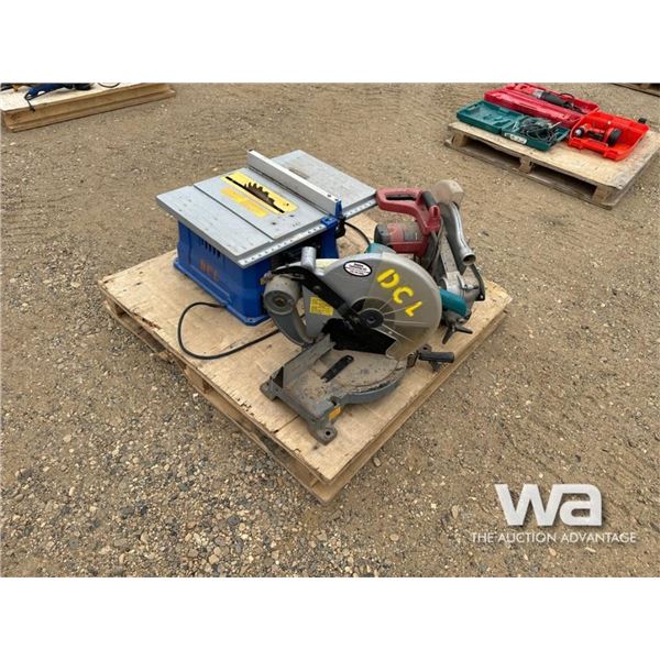 SKILSAW COMPOUND MITER SAW, MAKITA MITER SAW