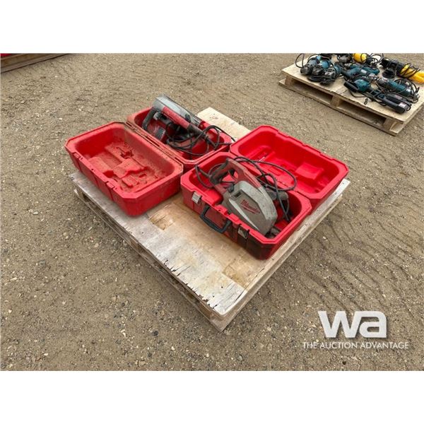 (2) MILWAUKEE 8 IN. METAL CUTTING SAWS
