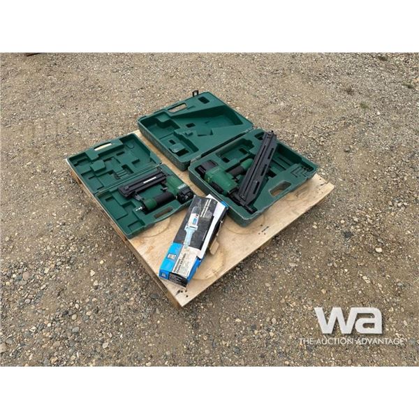 (2) SUPERIOR AIR NAILERS, ELECTRIC DIE GRINDER
