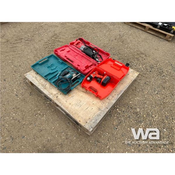 MILWAUKEE SAW, MAKITA JIG SAW, BLACK&DECKER DRILL