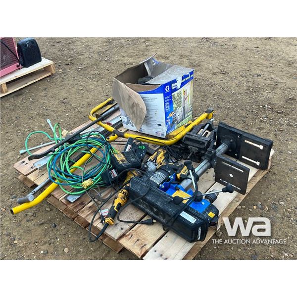 BENCH DRILL PRESS, DEWALT CORDLESS TOOLS