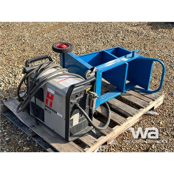 HYPERTHERM 1250 PLASMA CUTTER WITH CART
