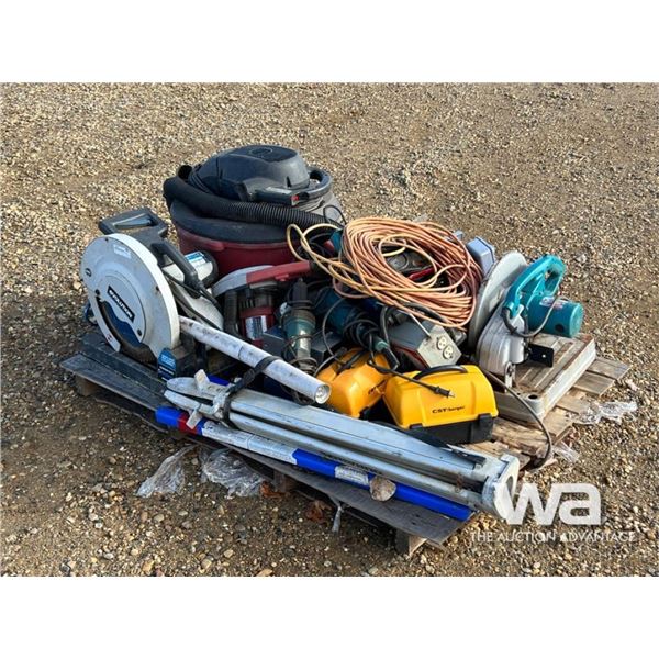BOLDER BENCH GRINDER, CUTOFF SAW