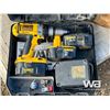 Image 7 : 18V DEWALT CORDLESS DRILL, RIDGID CORDLESS SAW