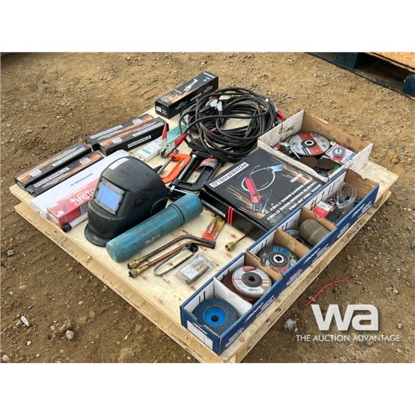 WELDING SUPPLIES, C-CLAMPS, BOOSTER CABLES